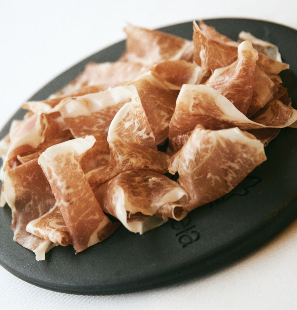 Presunto ibérico bellota